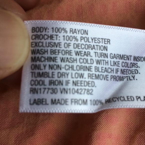 Cat & Jack sleeveless Hi-Lo Dress coverup Size L - Picture 6 of 8